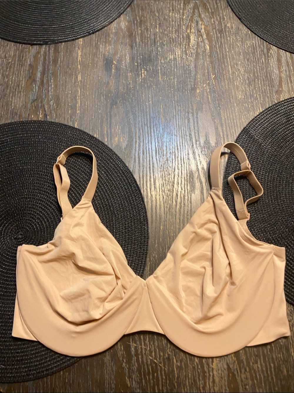 SKIMS smooth intimate unlined minimized Bra clay 34DDDD NWOT